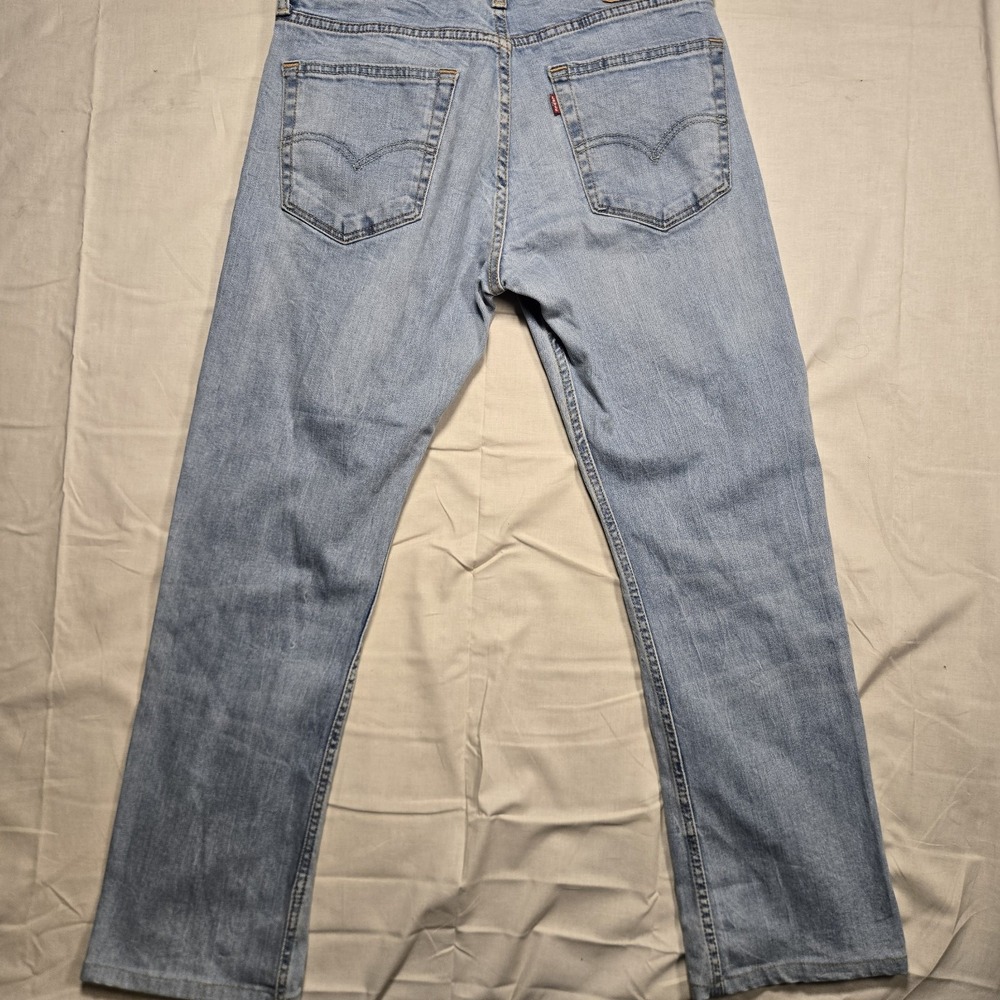 Levi's 527 Slim Bootcut Jeans Men's 32x30 Medium Wash Faded Western Cowboy Denim - Picture 10 of 16